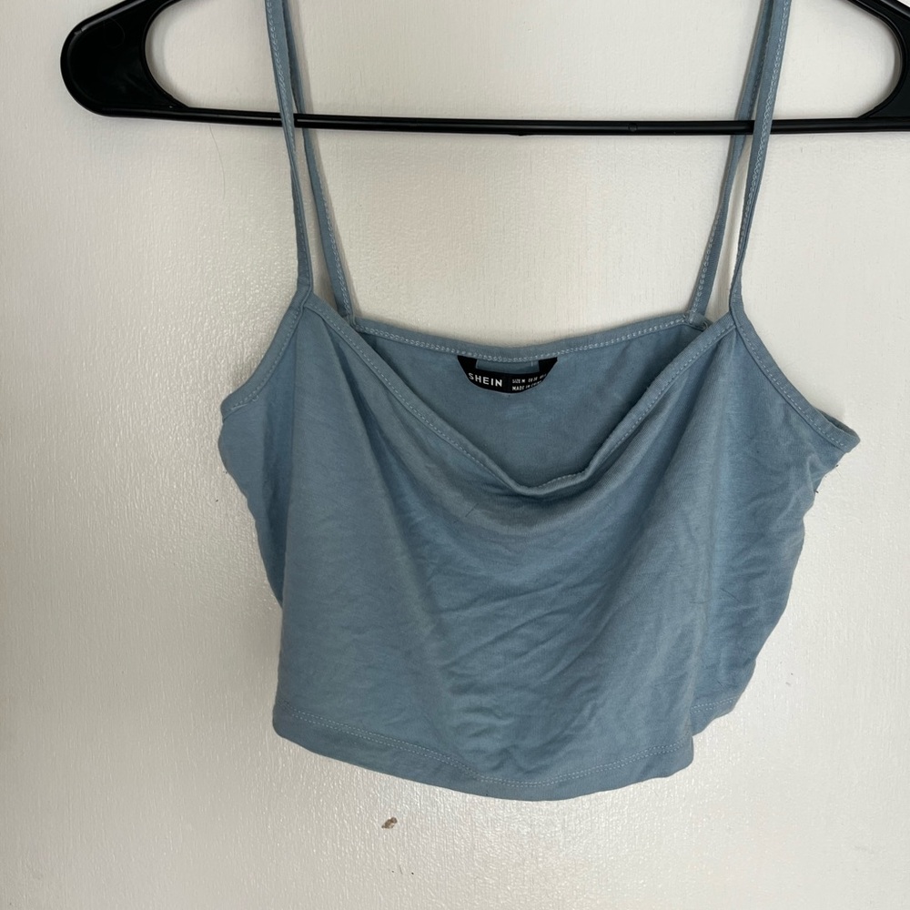 SHEIN Light Blue Camisole Top